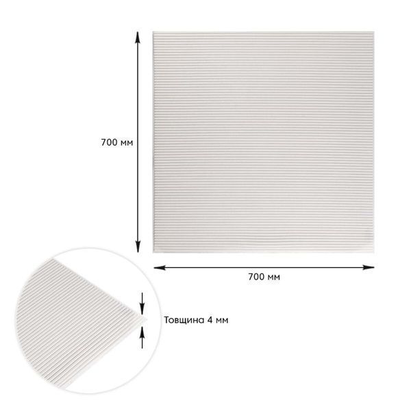 Панель 3D WHITE 700*700*4mm (D) SW-00001954 991943974 фото