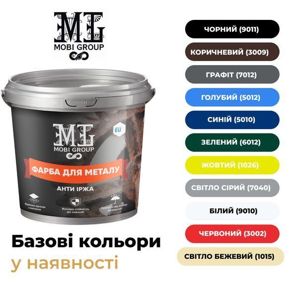 Эпоксидная краска для металла MG, светло-бежевый 1 кг 1015-М-1 фото