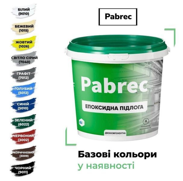 Епоксидна антибактеріальна підлога MG / Pabrec 4.5 кг, чорний MGF-AB-R-4.5 фото